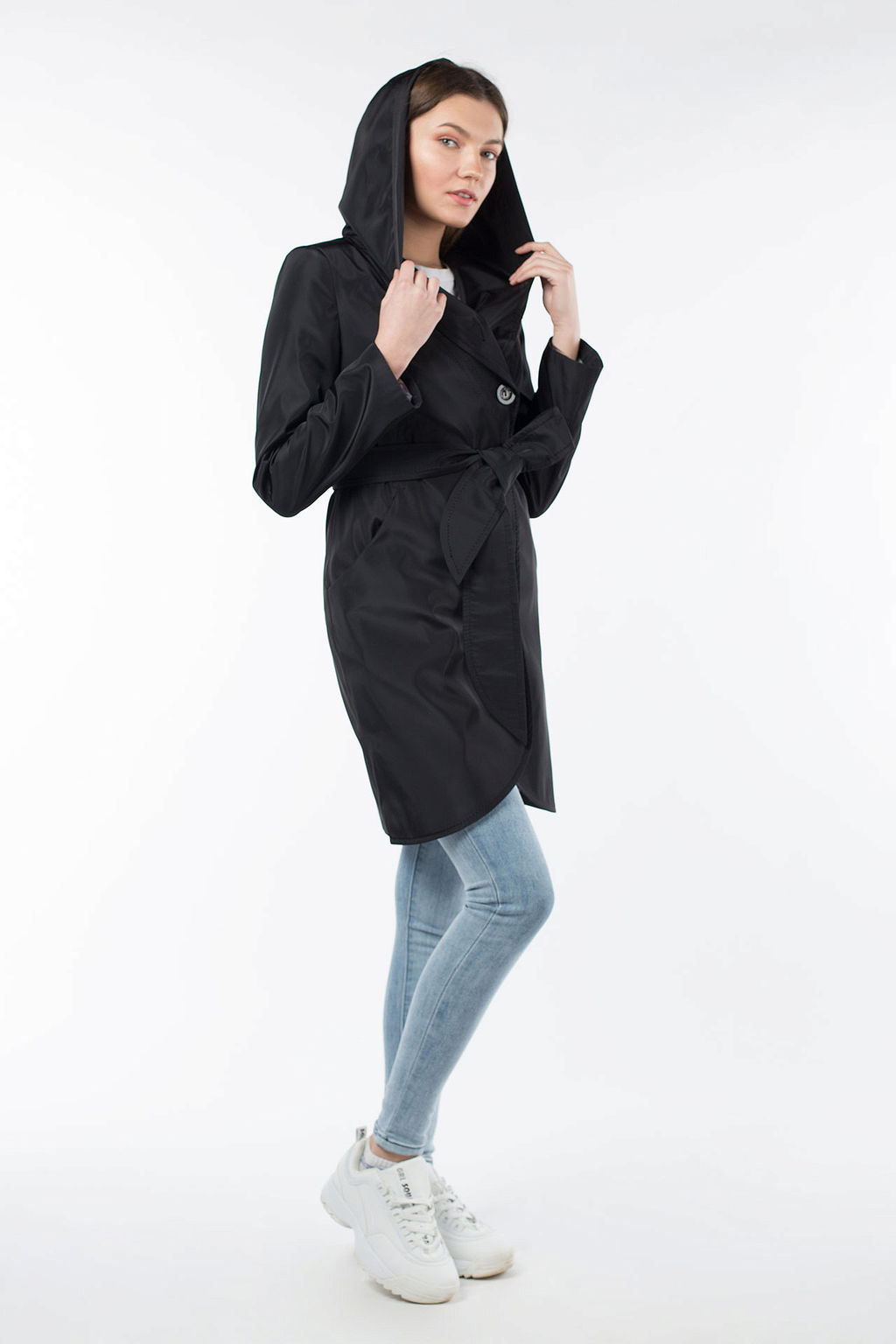 03-1541 Плащ женский (пояс) - El podio фото 5