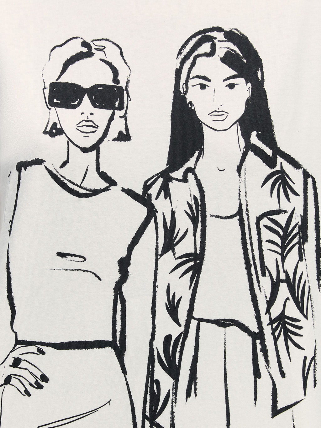 Футболка оверсайз с принтом / Zarina  фото 6