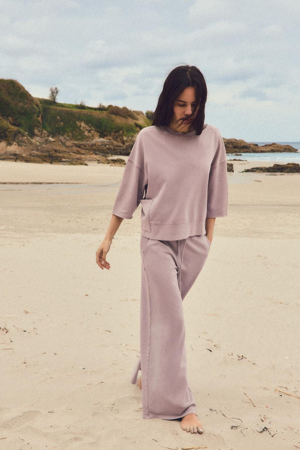 WASHED EFFECT TROUSERS - Zara фото 21