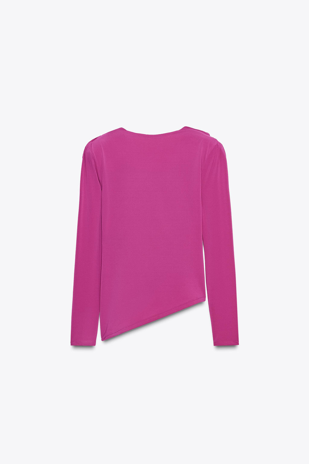 DRAPED TOP WITH SHOULDER PADS - Zara фото 7