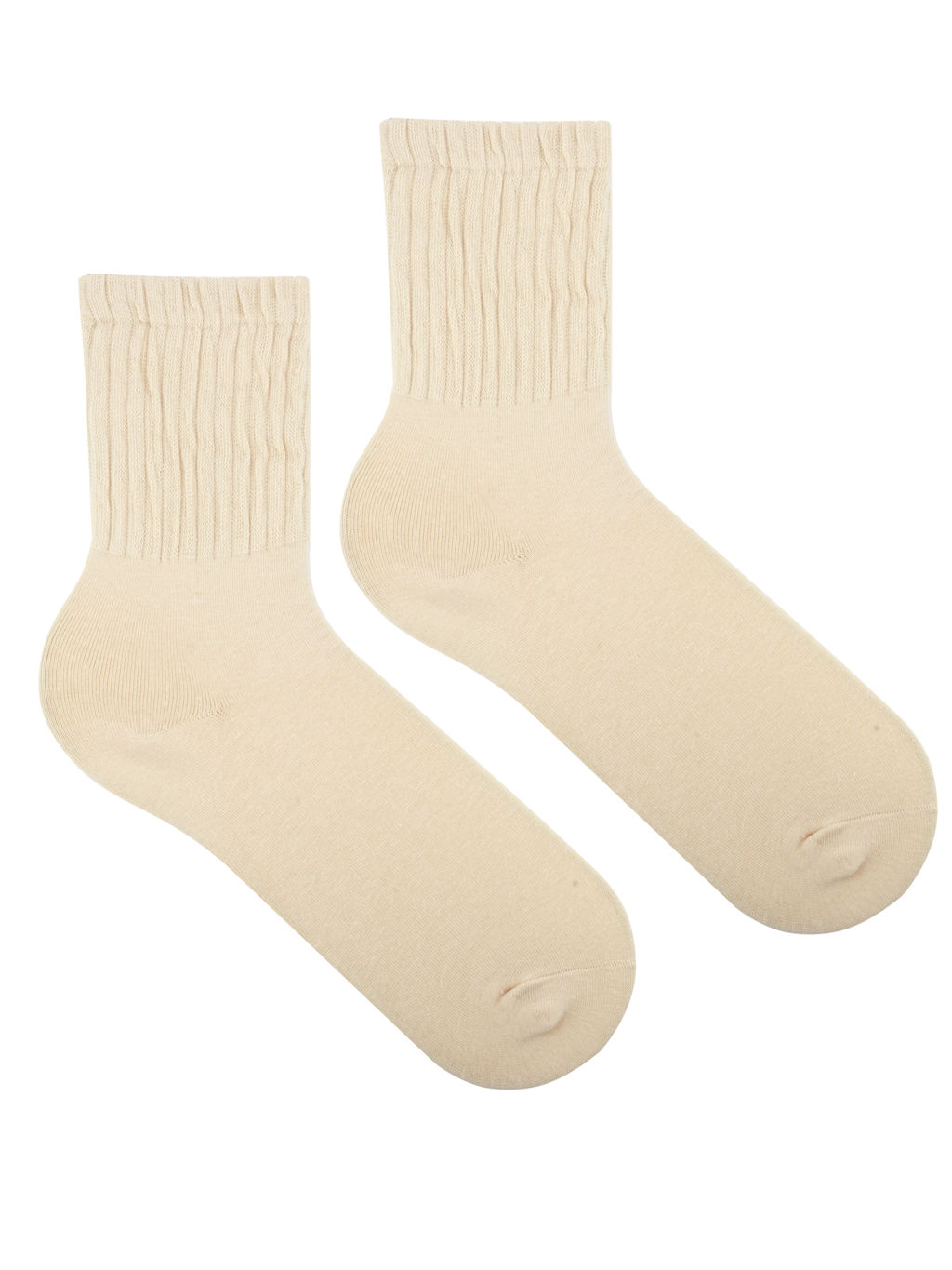 Носки р.35-40 Волны Бежевый - Krumpy фото 3