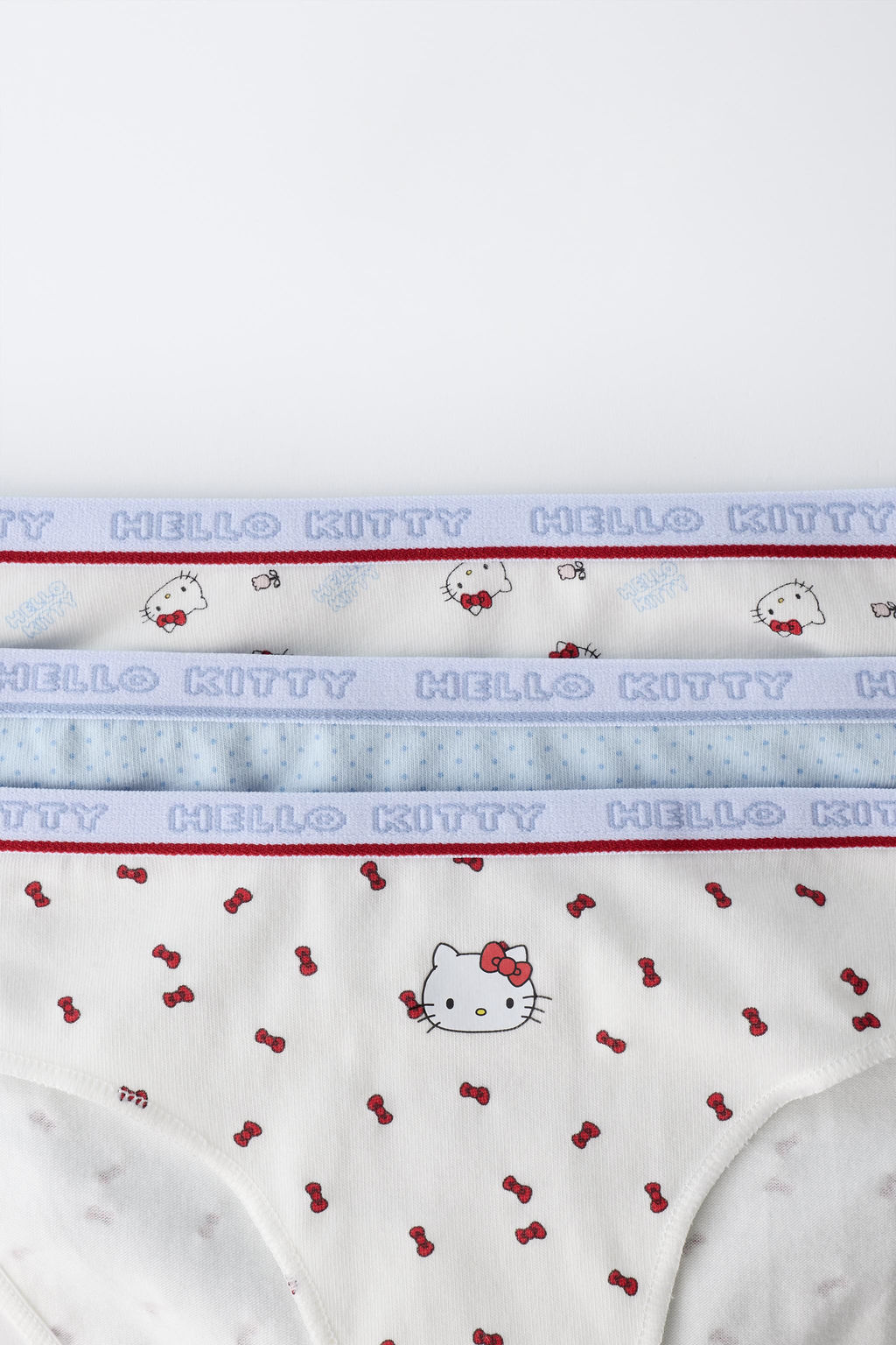 6-14 YEARS/ THREE-PACK OF HELLO KITTY  SANRIO BRIEFS - Zara фото 2