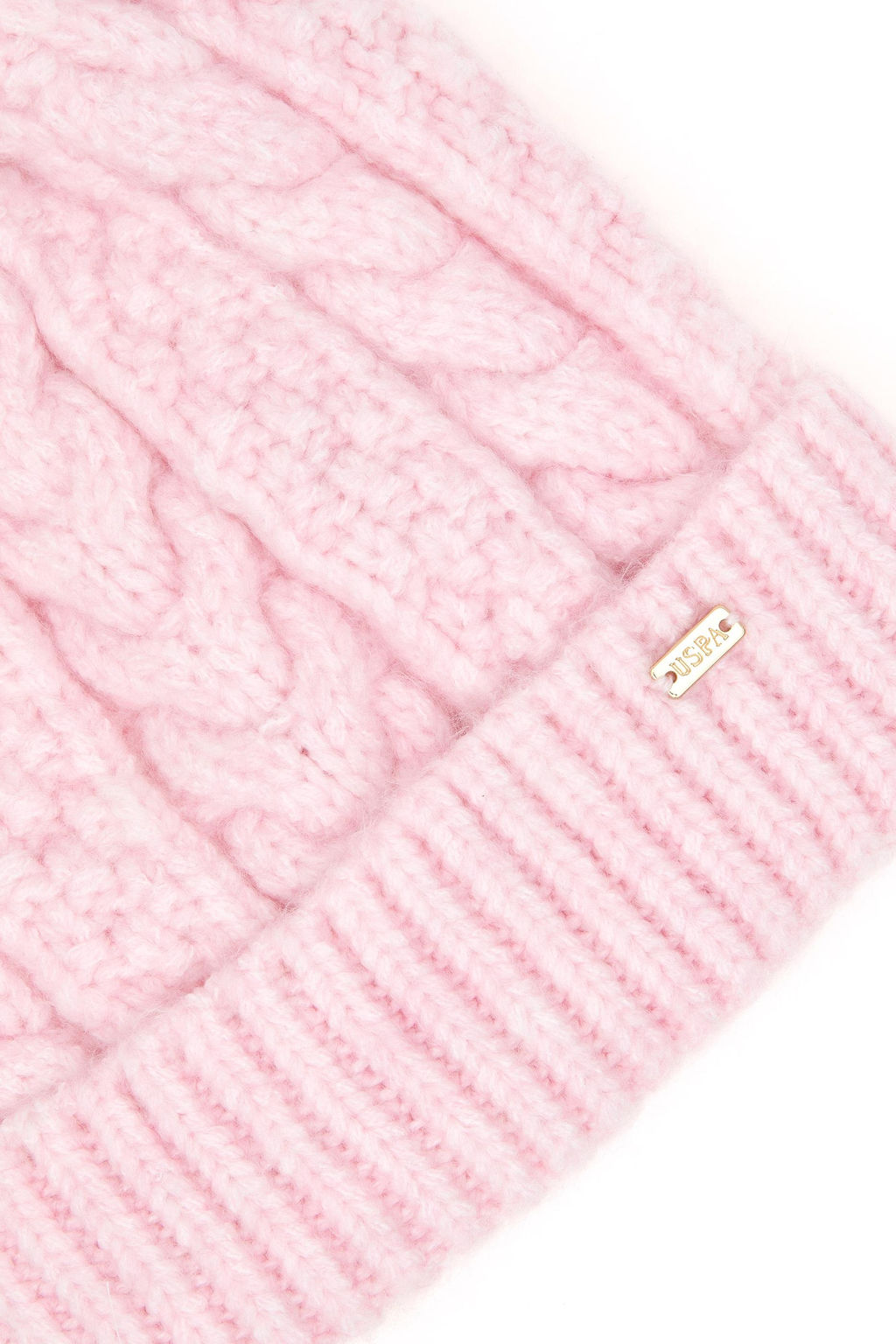 Женский пыльно-розовый берет Неожиданная скидка в корзине - U.s. polo assn фото 3