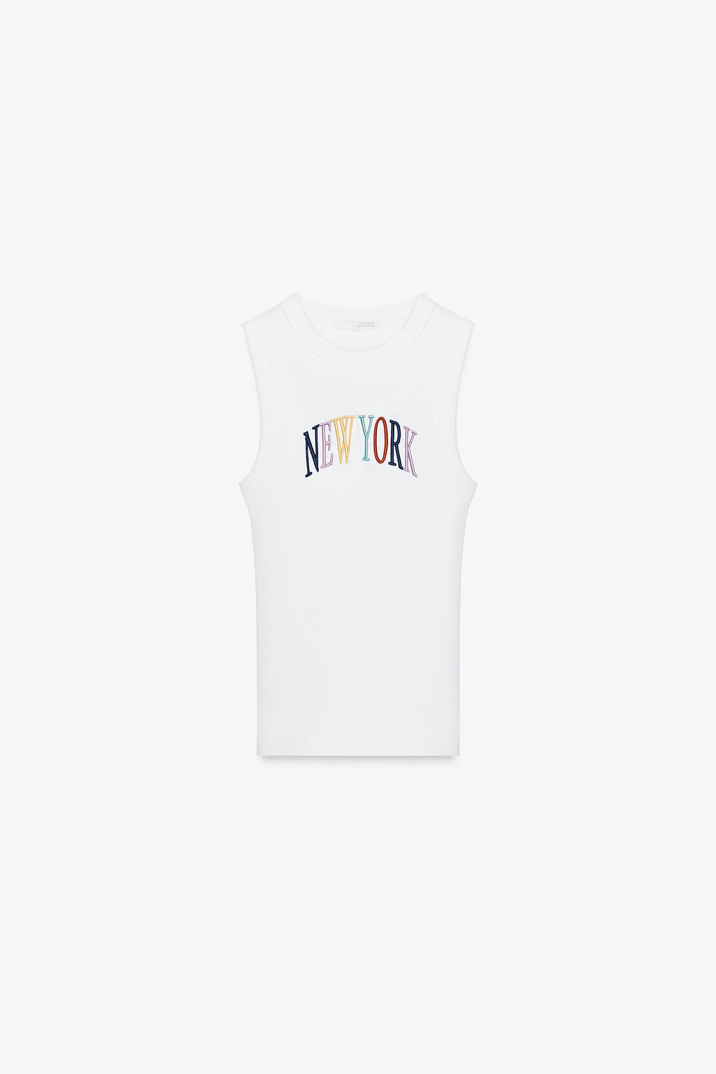 EMBROIDERED SLOGAN TOP - Zara фото 18