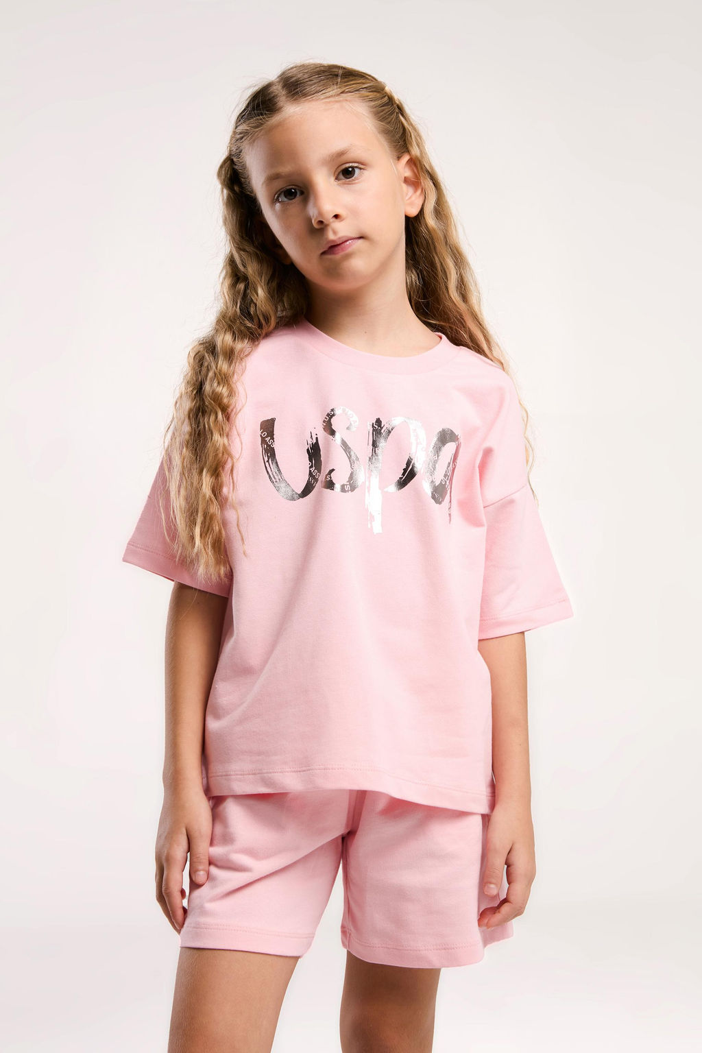 K_z _ocuk Somon Pijama Tak_m_ Sepette S_rpriz _ndirim - U.s. polo assn фото 2