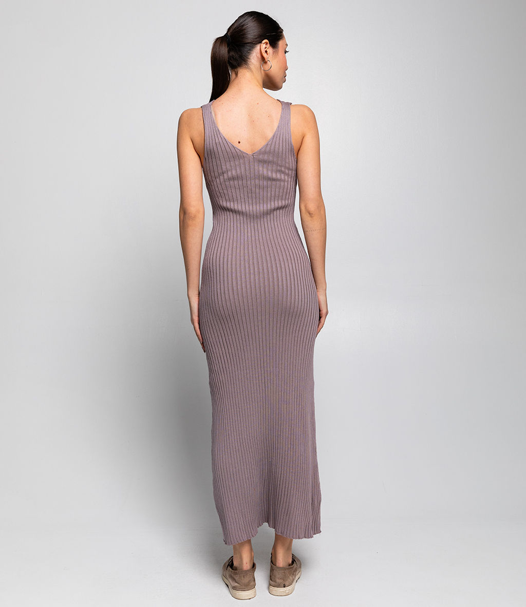 Платье #КТ5425 (1), бежево-серый - Dommod фото 3