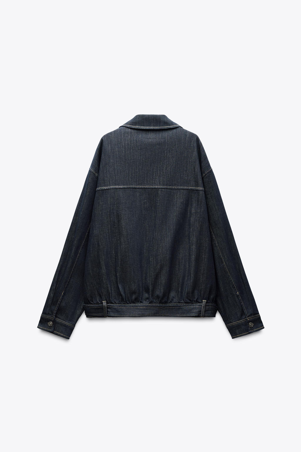 TRF DENIM JACKET WITH BELT - Zara фото 6