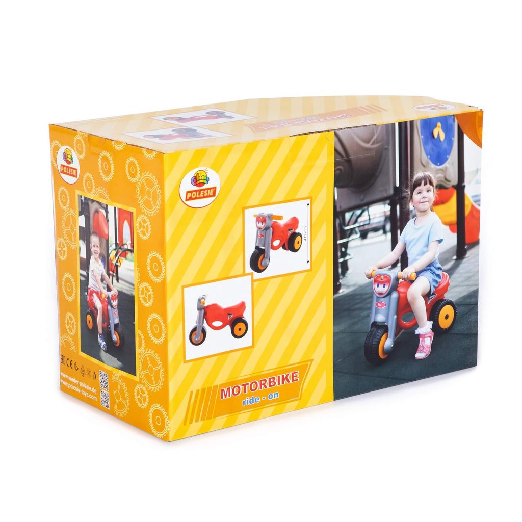 Каталка-мотоцикл Мини-мото сафари (голубая) (в коробке) - Полесье фото 6