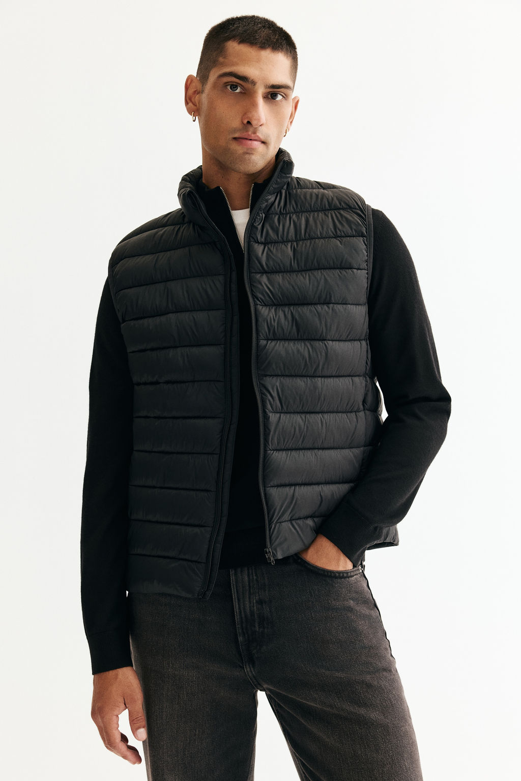Chaleco acolchado repelente al agua Slim Fit - H&m фото 3