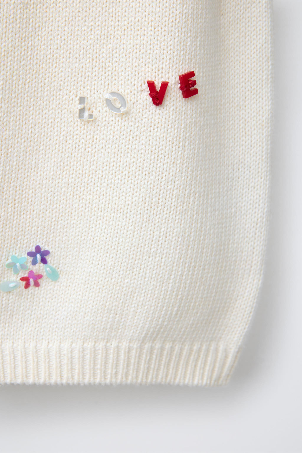 BEADED KNIT TOP - Zara фото 4