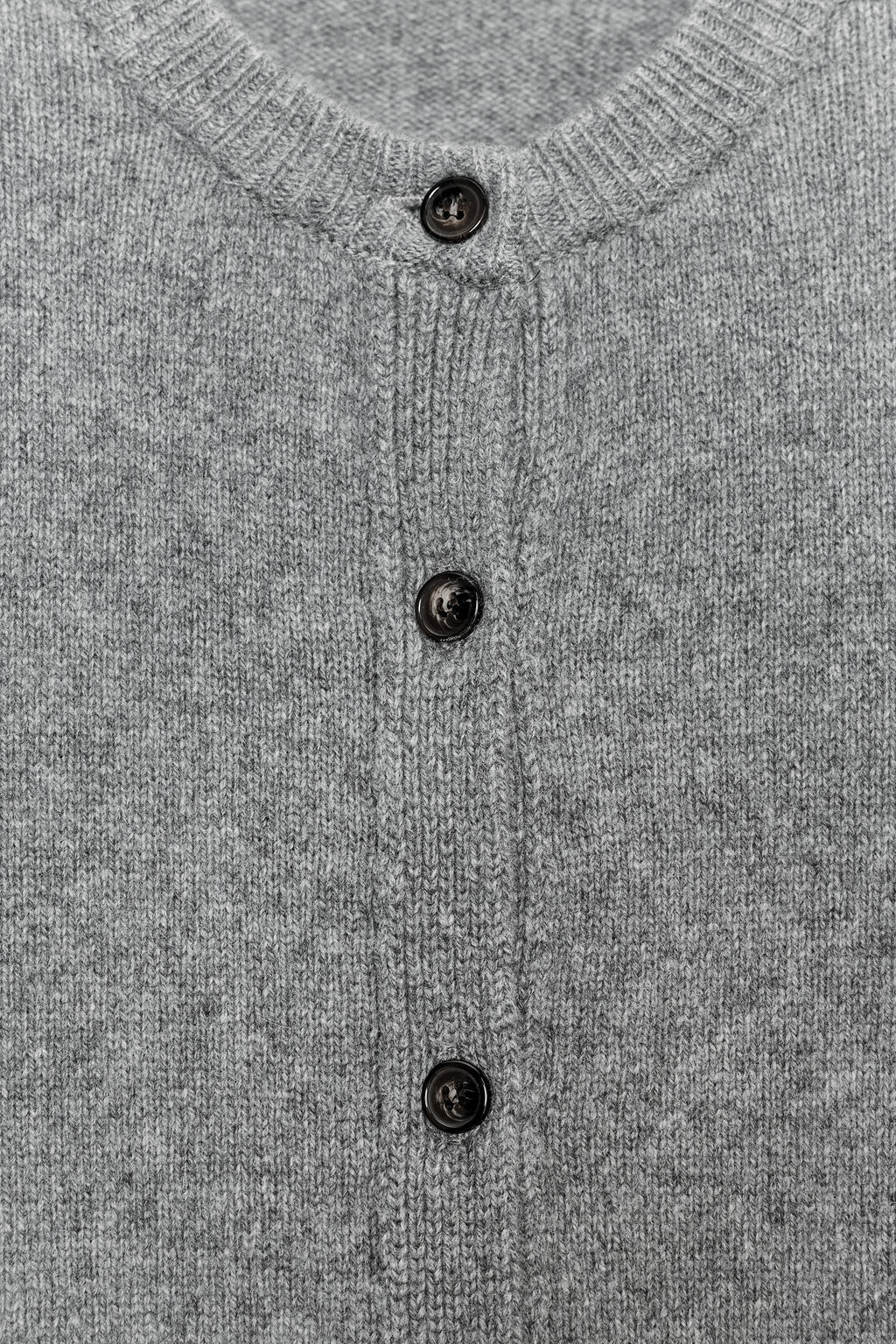CASHMERE AND WOOL BASIC CARDIGAN - Zara фото 36