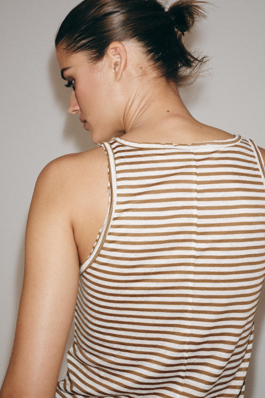 CAMISETA R?STICA RAYAS / CRUDO - Zara фото 2