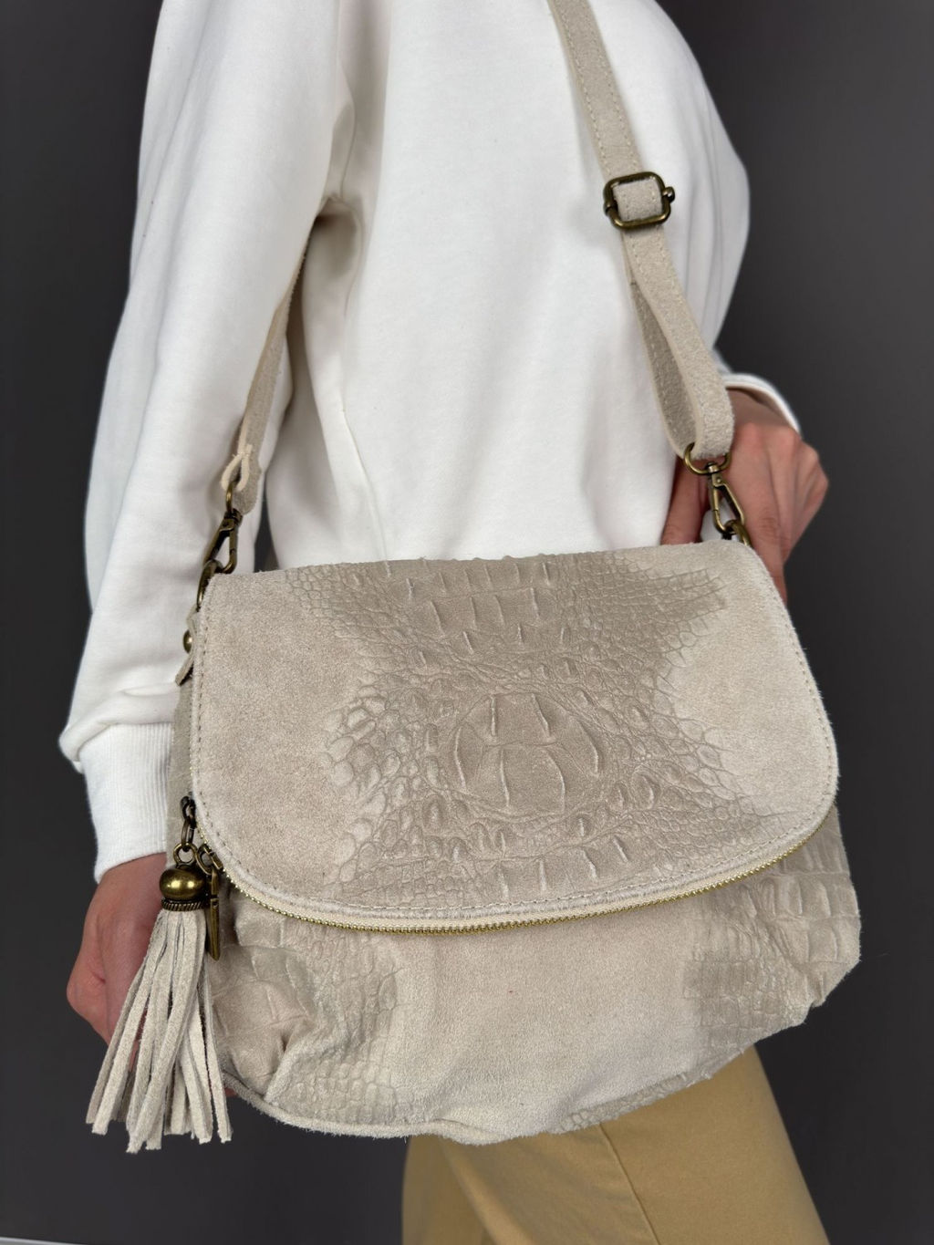 Сумка женская из телячьей кожи