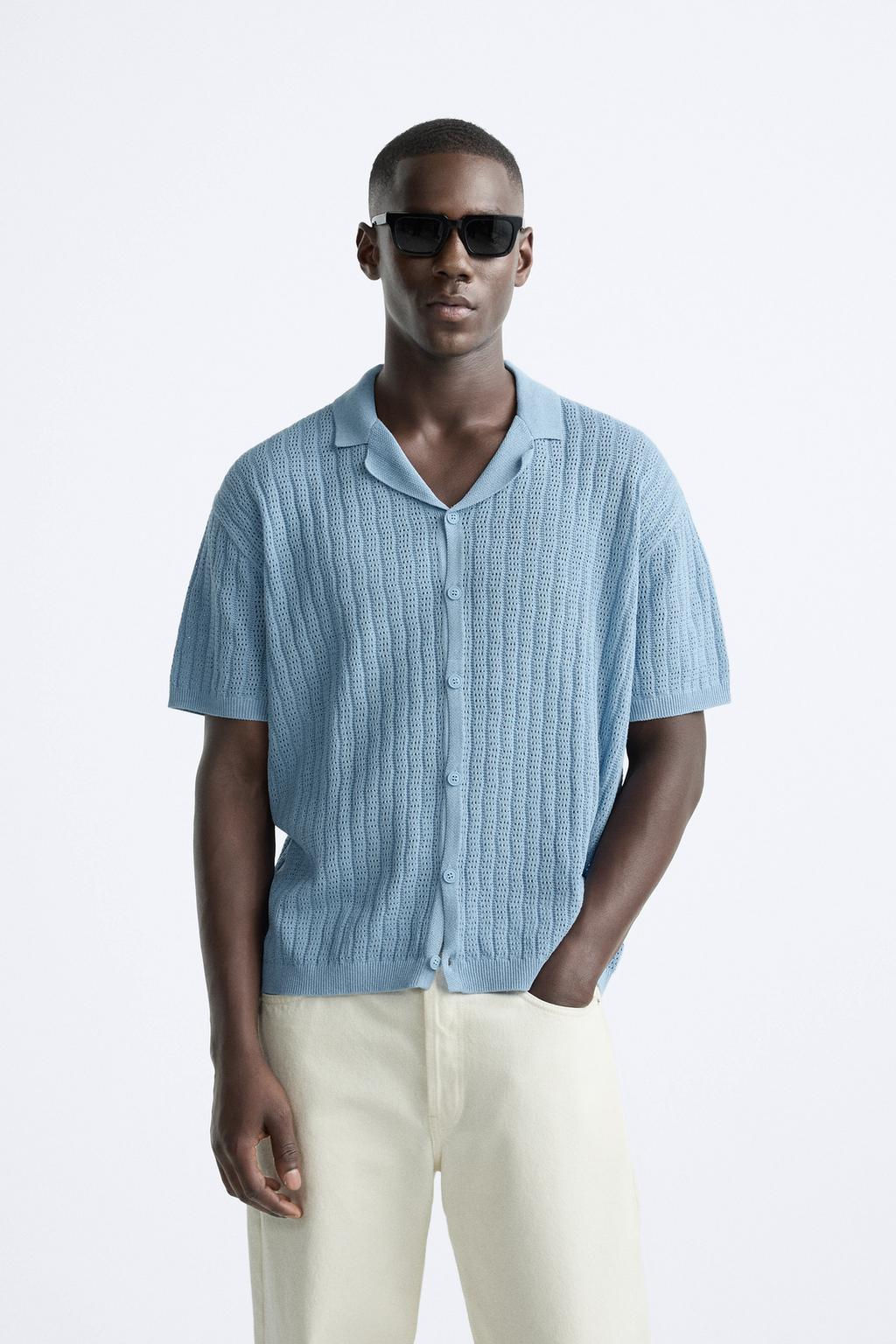 TEXTURED WEAVE KNIT SHIRT - Zara фото 2