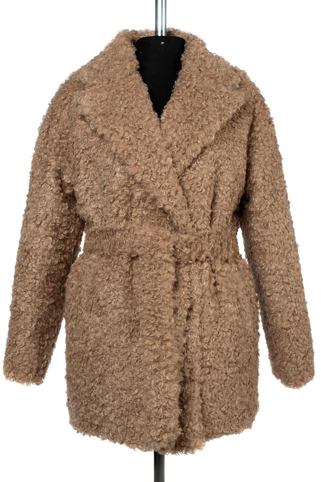 02-3160 Пальто женское утепленное (пояс) - El podio фото 11