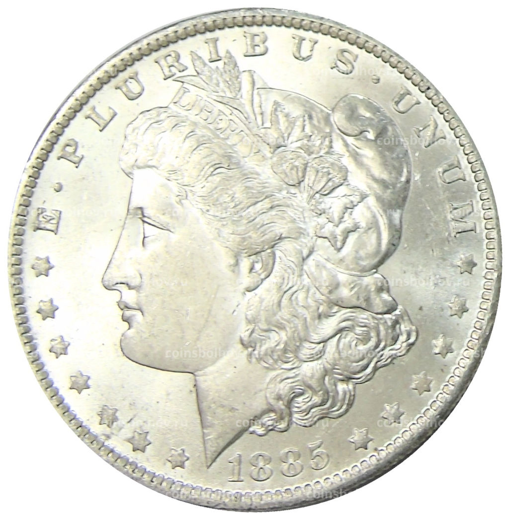 1 доллар 1885 года O США Доллар Моргана