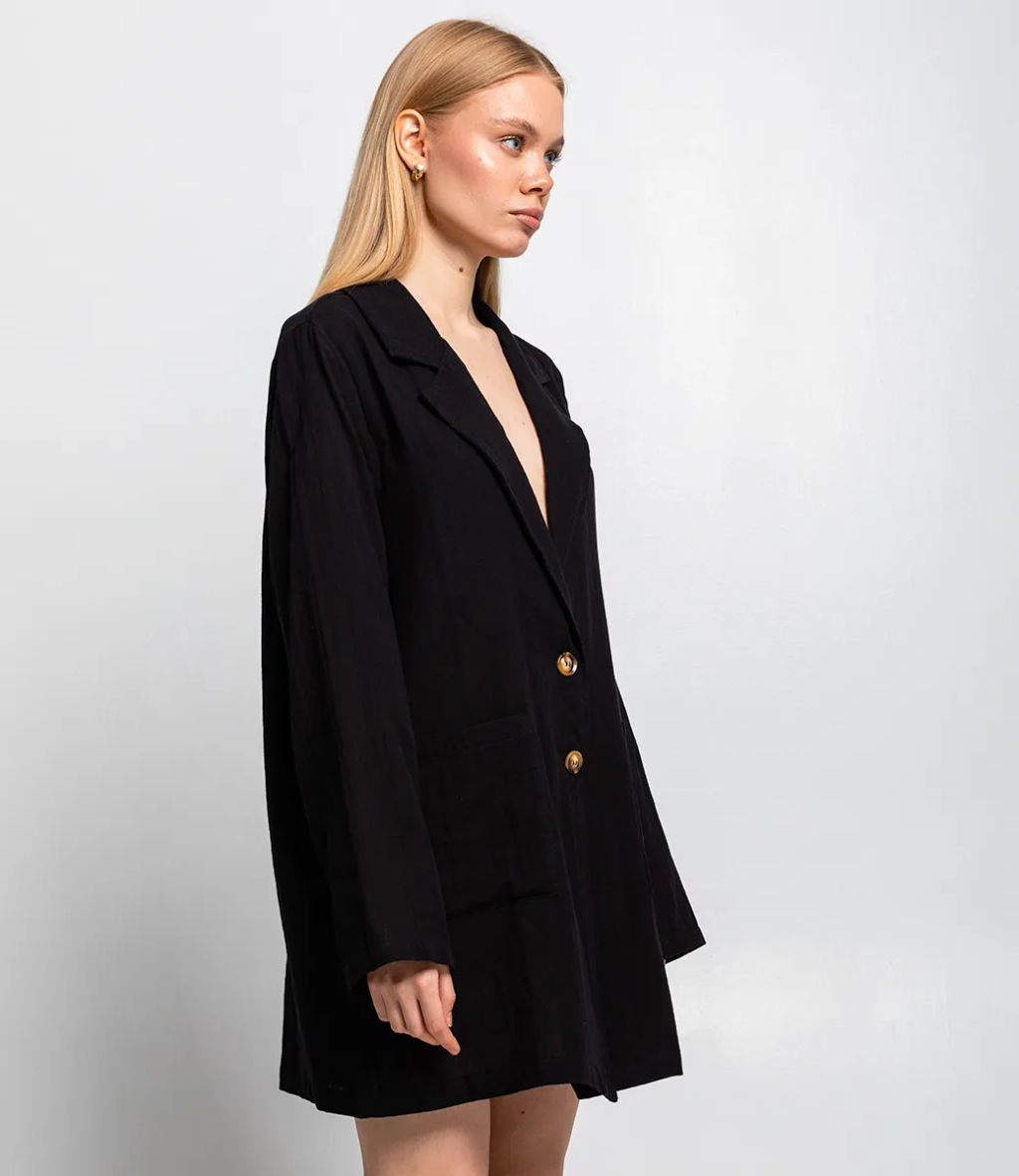 Пиджак #ОКТ025020, чёрный