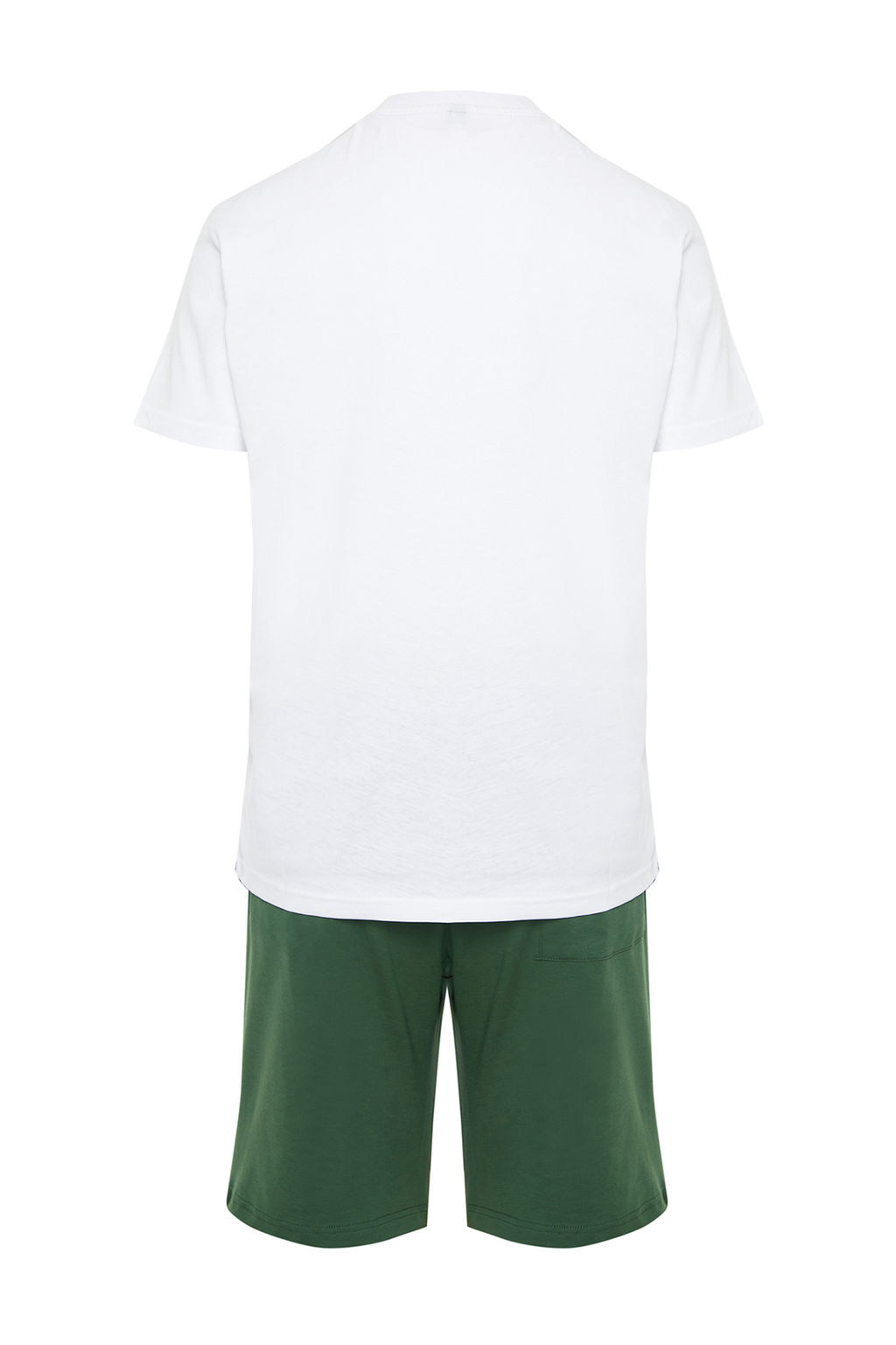 TRENDYOL MAN Lacivert Bask?l? Regular Fit Orme Sortlu Pijama Tak?m? TMNSS24PT00012 - Trendyolmilla фото 17