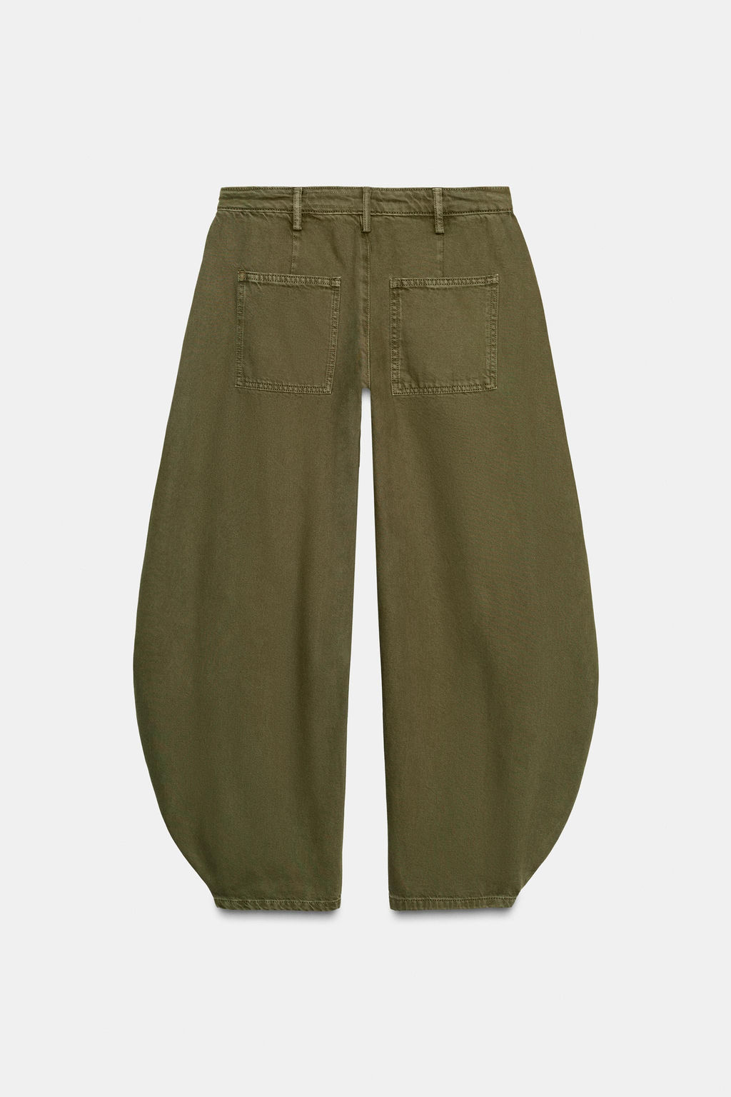 ZW COLLECTION BALLOON MID-WAIST JEANS - Zara фото 12