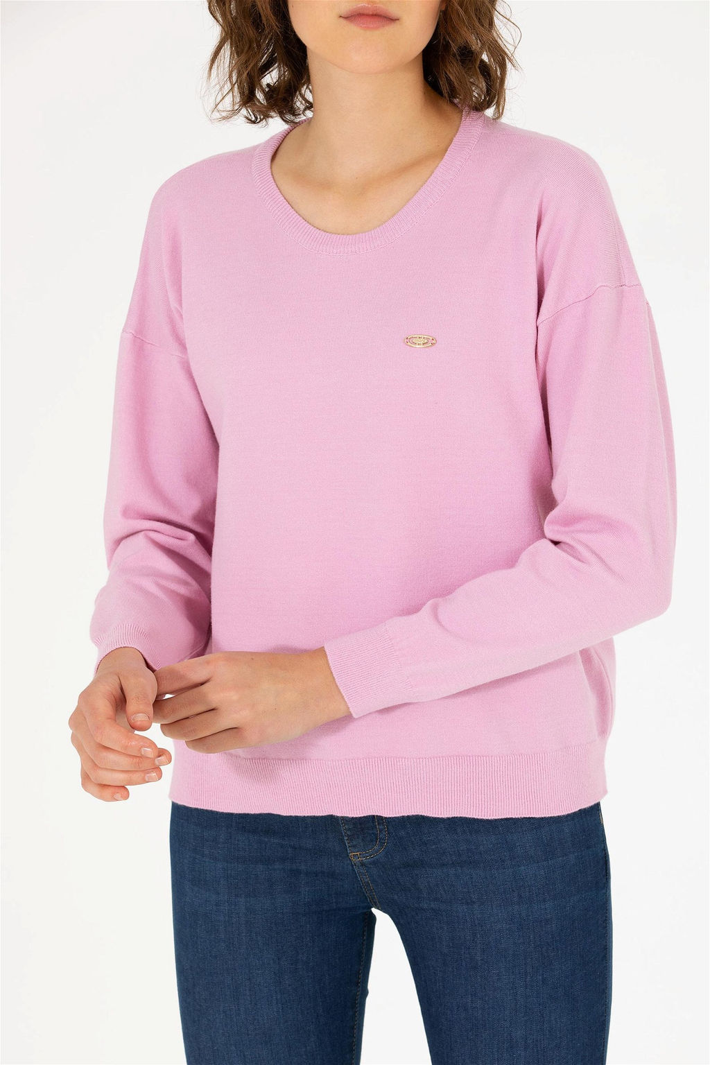 Женский свитер с круглым вырезом Магнолия Неожиданная скидка в корзине - U.s. polo assn фото 6