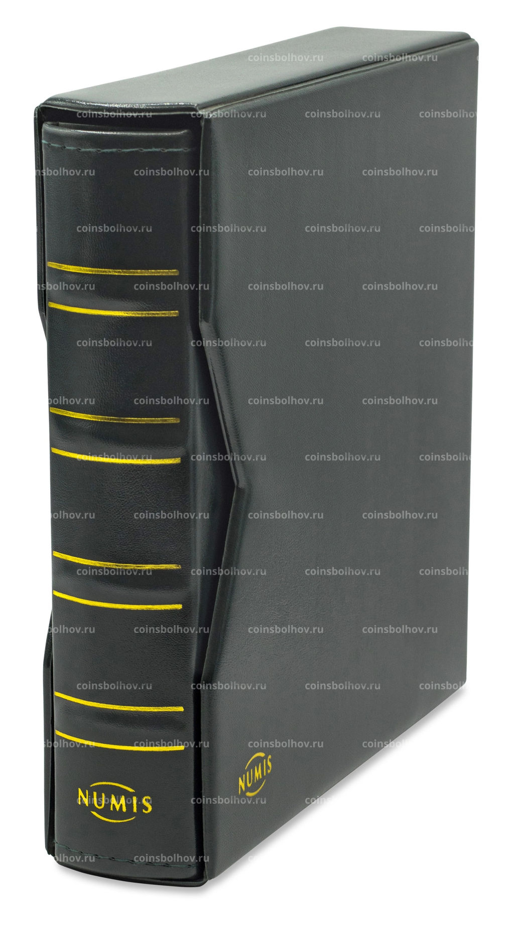 Альбом для монет с 5 листами с защитным шубером формат Numis Зеленый Классический дизайн LEUCHTTURM 301280