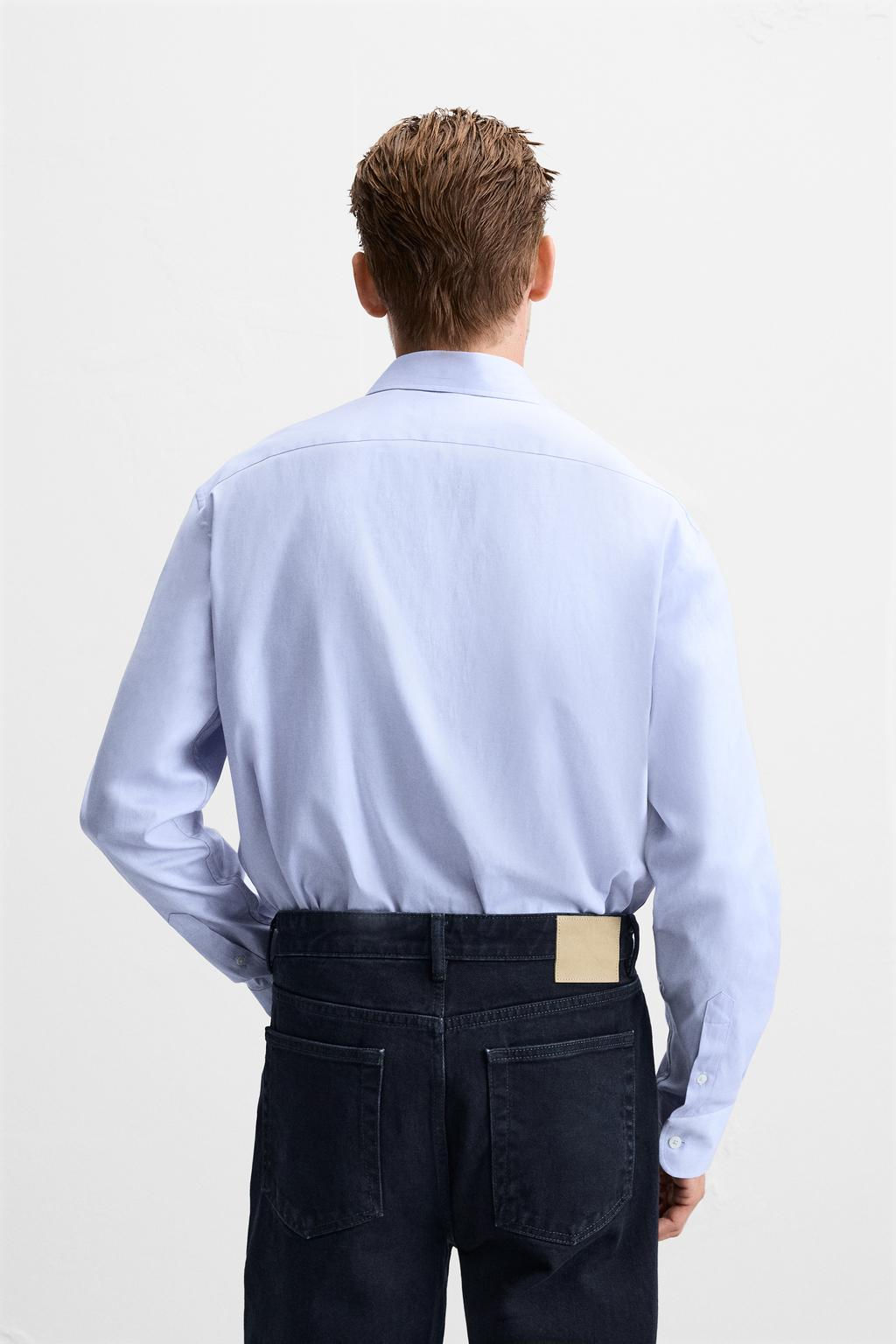 TEXTURED REGULAR FIT SHIRT - Zara фото 14