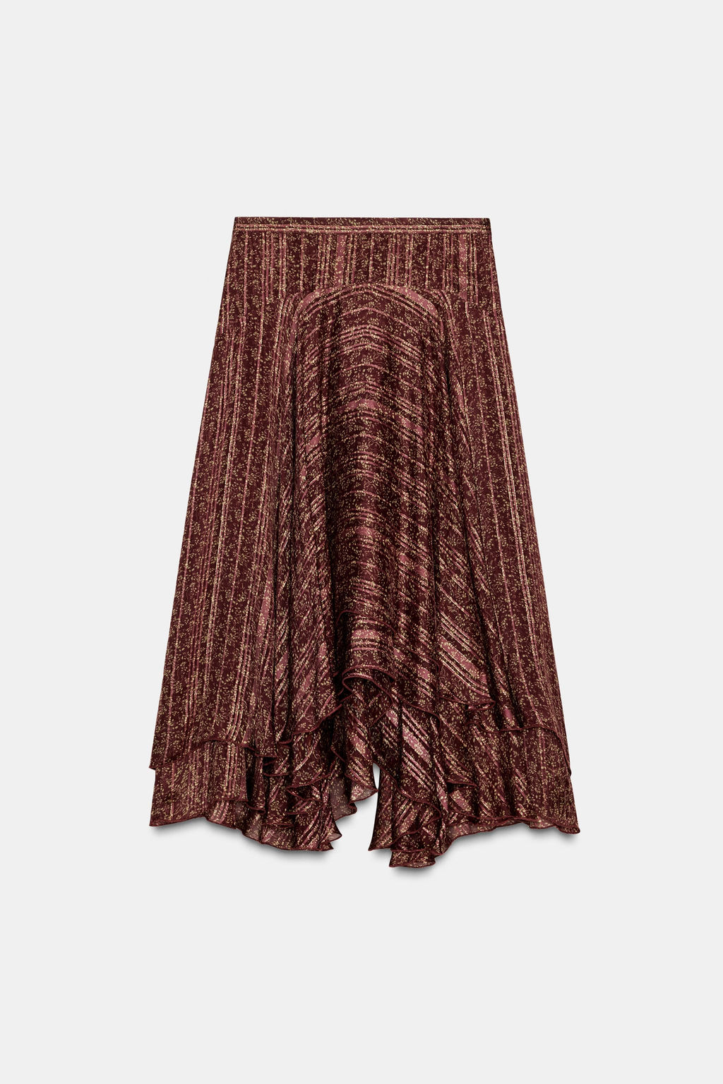ZW COLLECTION PRINTED LONG SKIRT - Zara фото 7