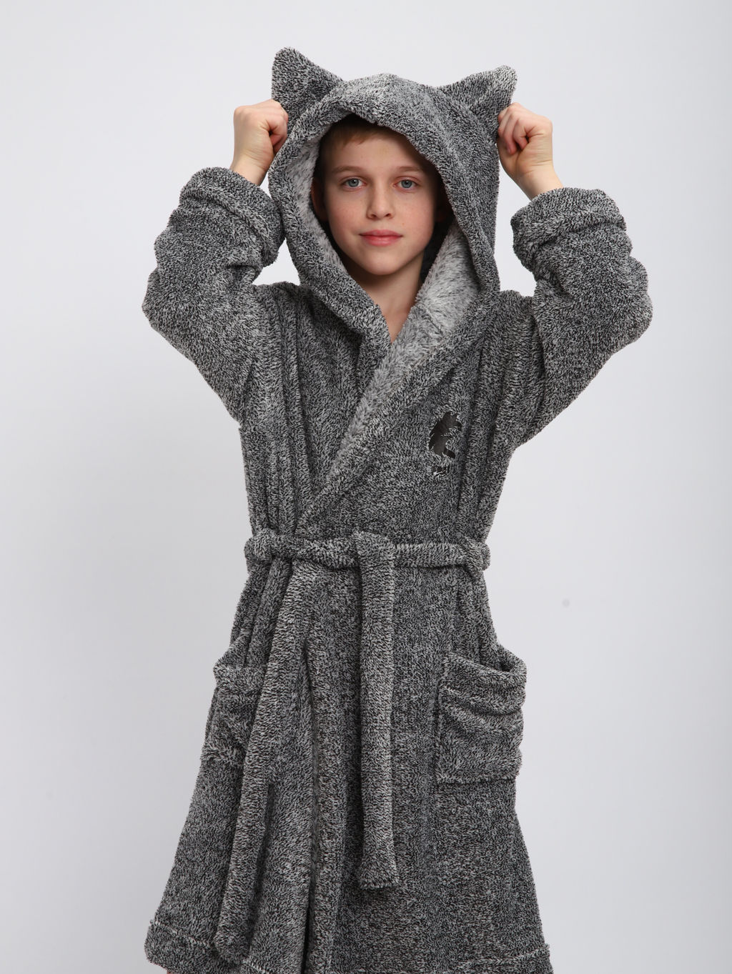 Халат "Отдых" серый