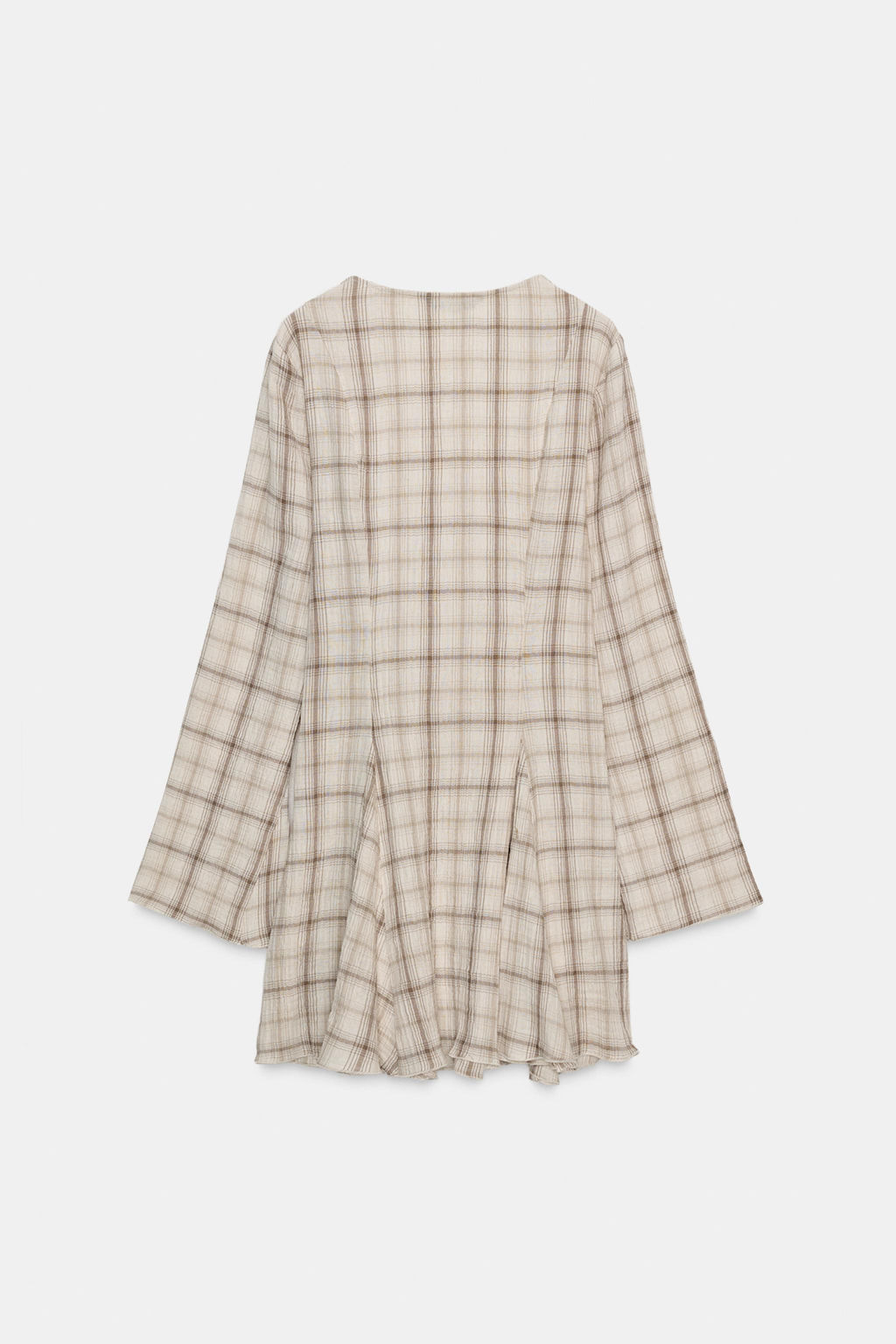 CHECKED SHORT DRESS - Zara фото 6