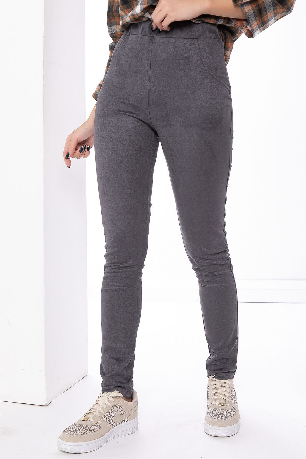 Лосины из замши Чикаго (графит) Б8170 - Lt collection фото 4