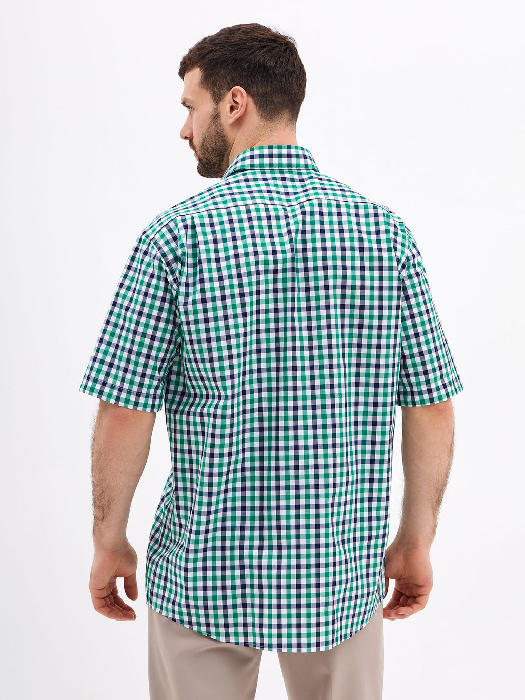 Сорочка мужская короткий рукав GREG 425/101/6140/1p