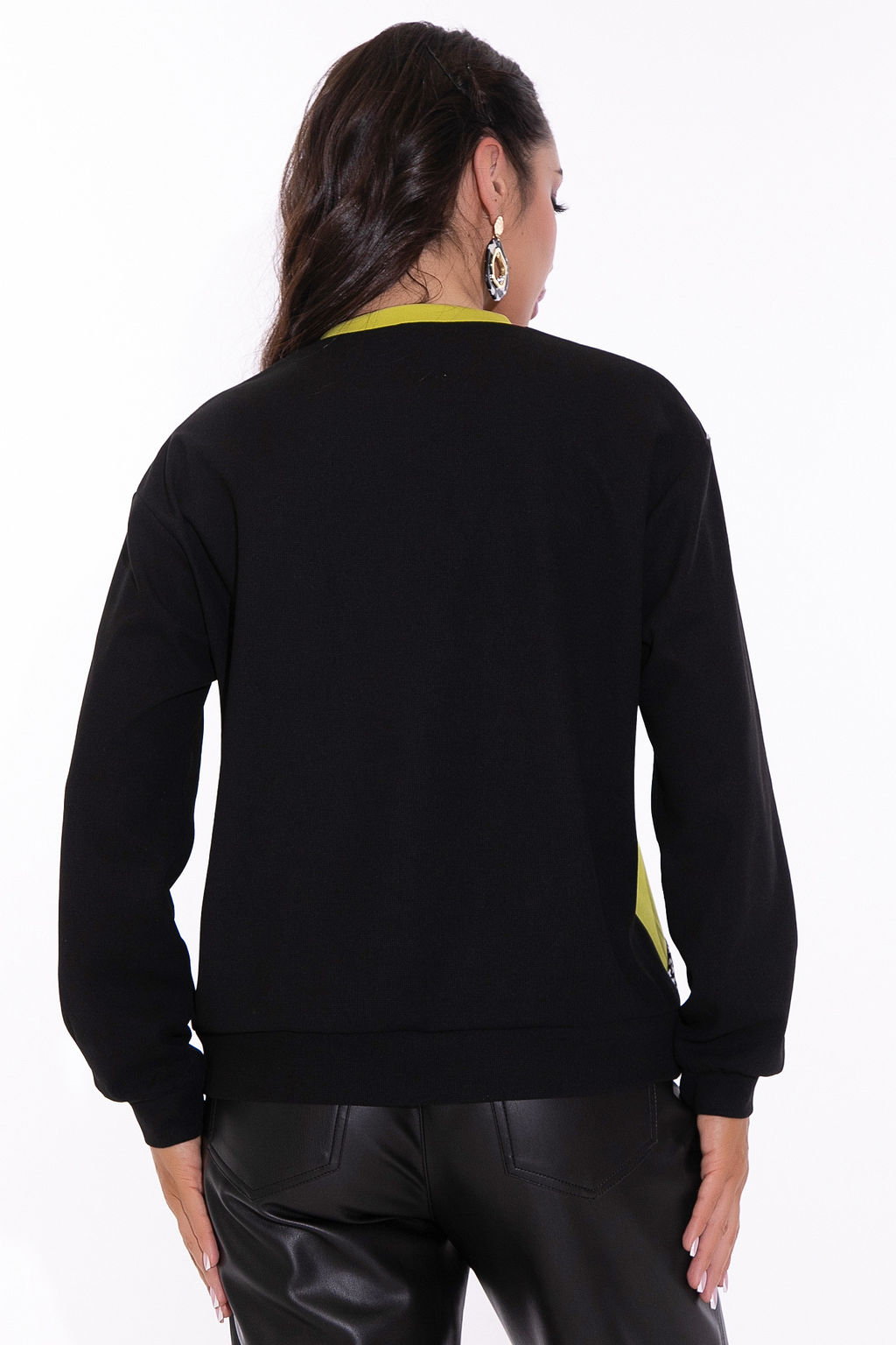 Свитшот Аиша (чёрный) - Эльза фото 4