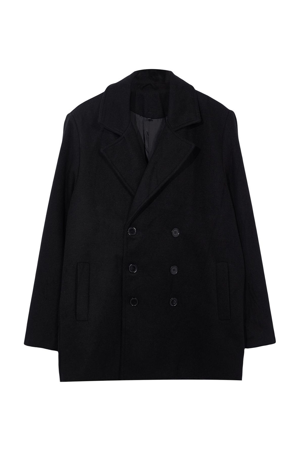 Trendyolmilla Man Haki Regular Fit Kruvaze Kapama Dokulu K?sl?k Kaban TMNAW23KB00002  фото 14