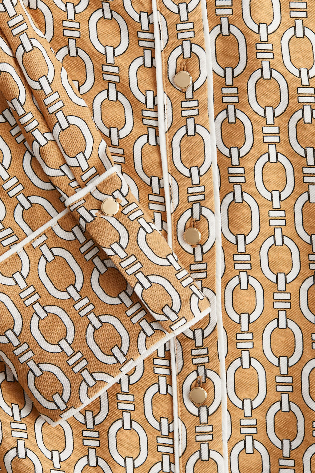Vestido estampado con cinturon de anudar - H&m фото 7