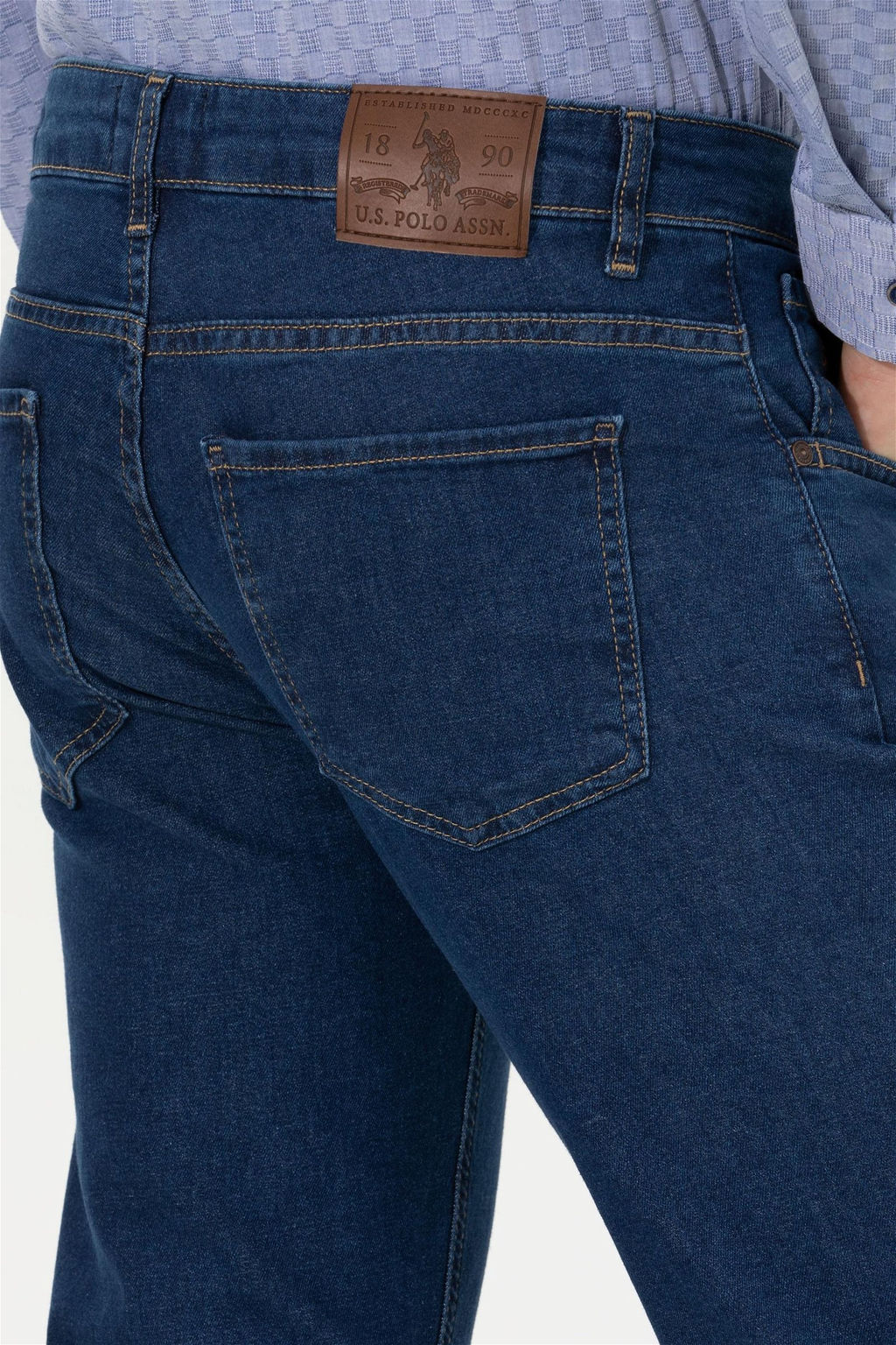 U. S. Polo Assn / Мужские синие джинсовые брюки - U.s. polo assn фото 14