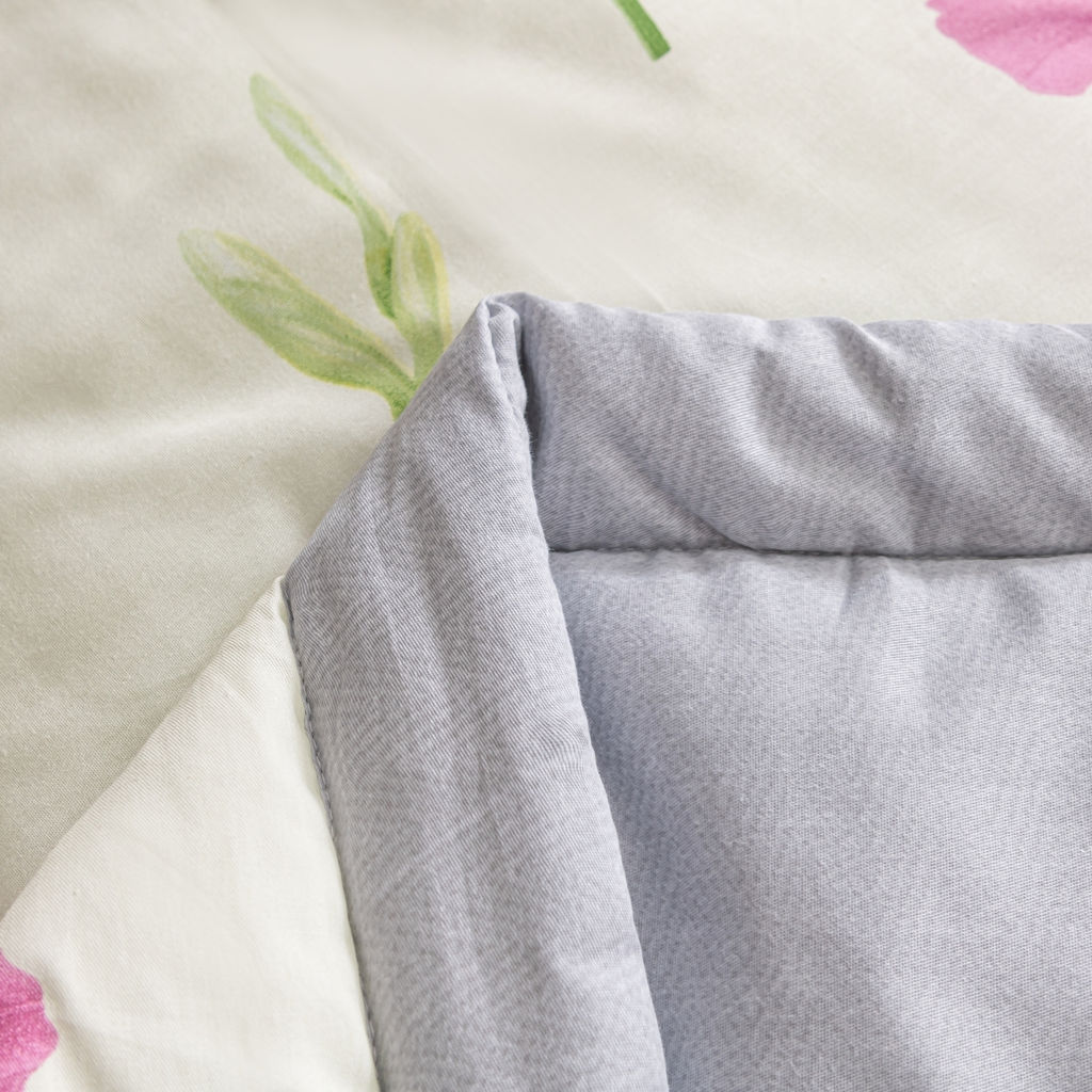 Комплект постельного белья Сатин с Одеялом 100% хлопок на резинке OBR155 Евро/50-70 2 шт - Ситрейд фото 10