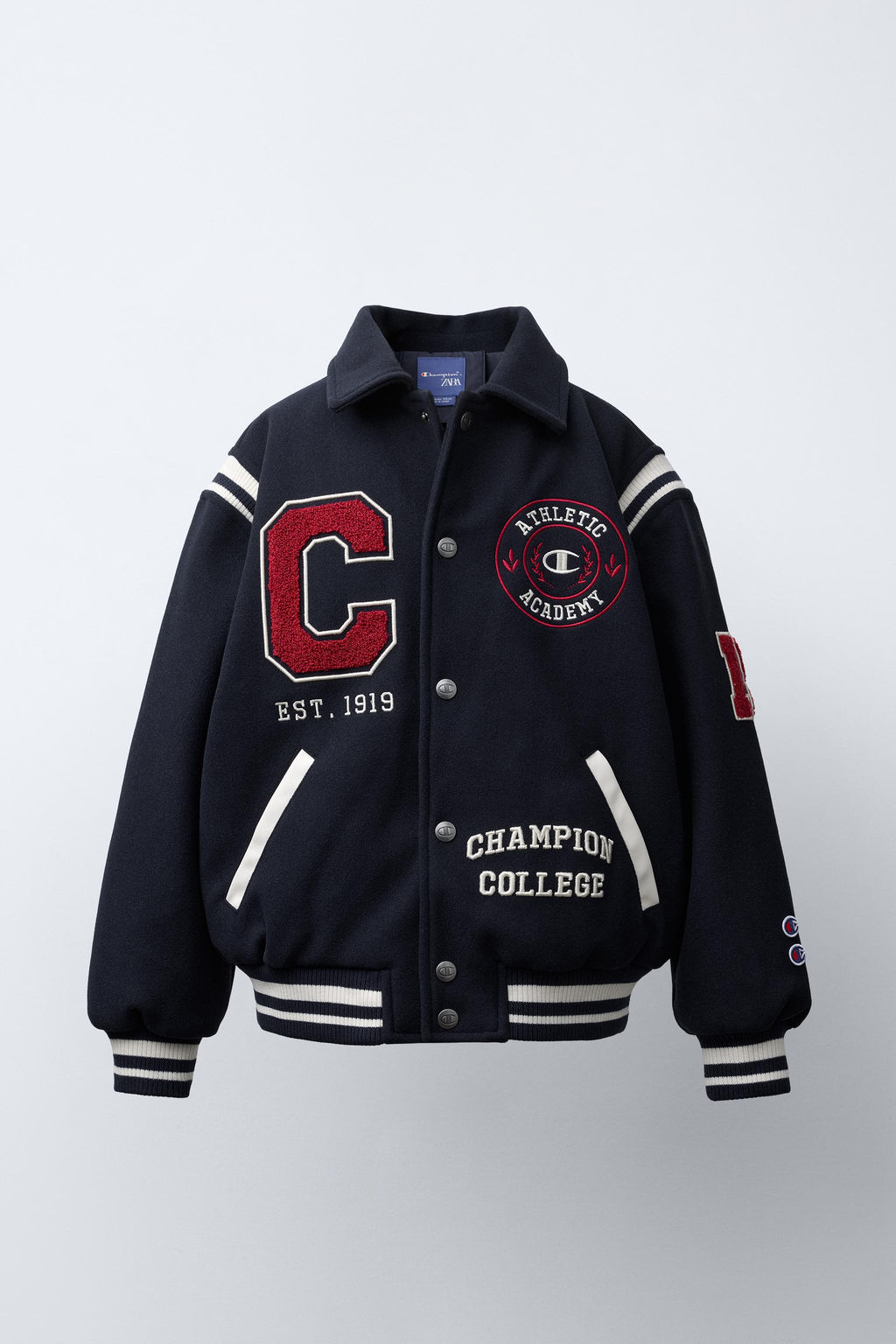 BOMBER JACKET WITH CHAMPION ® X ZARA PATCHES