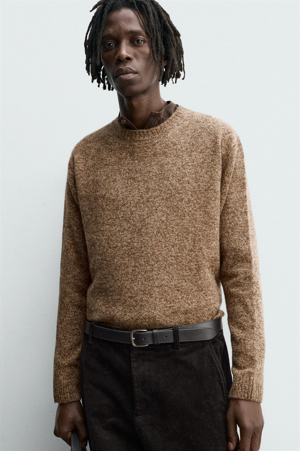 100% WOOL TEXTURED JUMPER - Zara фото 5