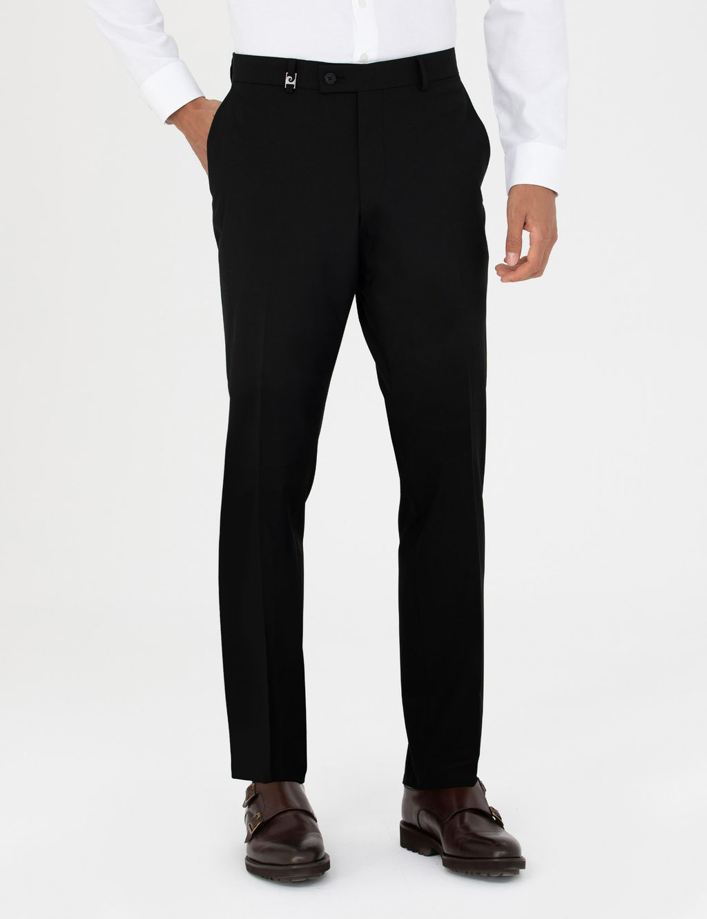 Siyah Slim Fit Kuma_ Pantolon - Pierre cardin фото 2