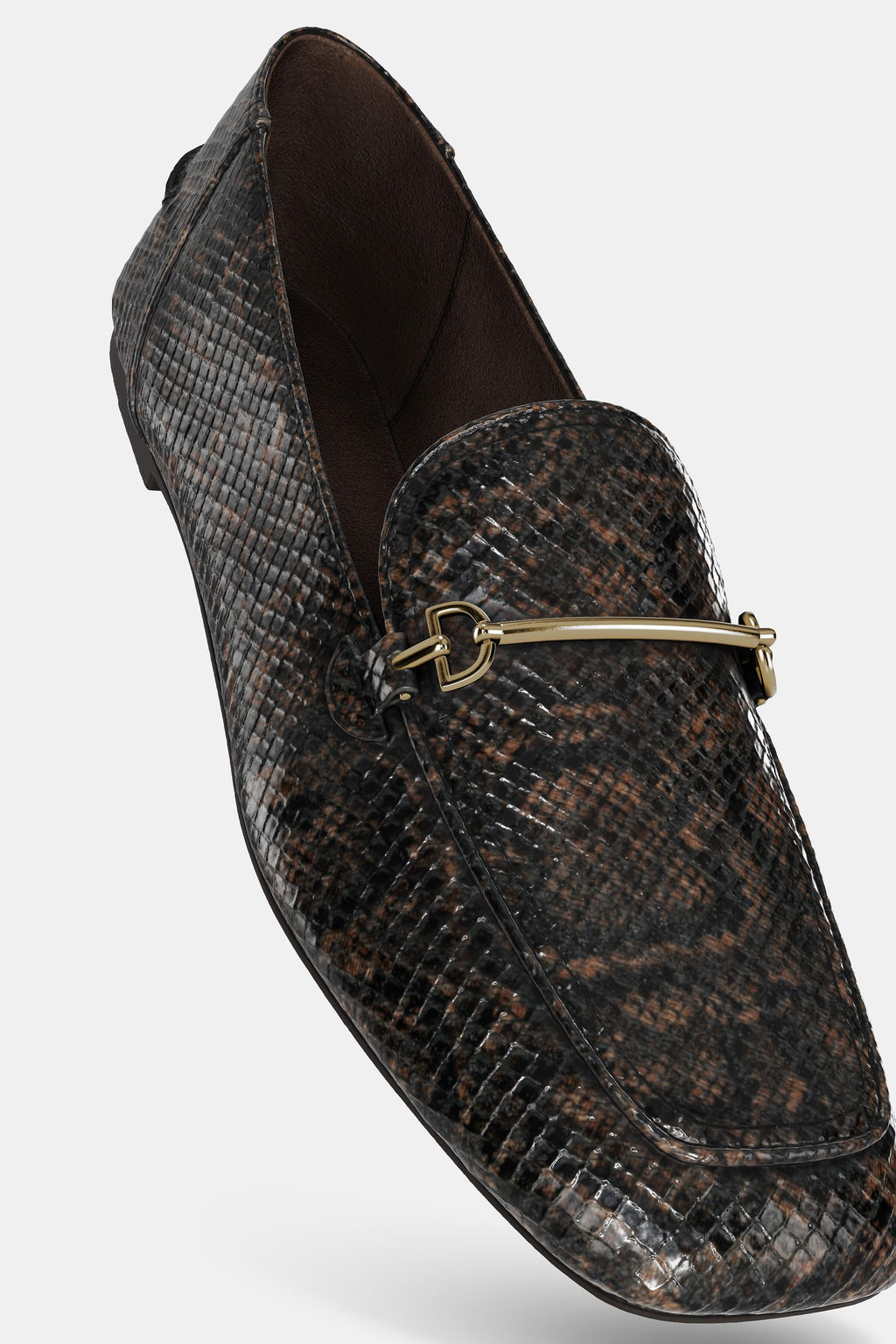 EMBOSSED LOAFERS WITH BUCKLE - Zara фото 2