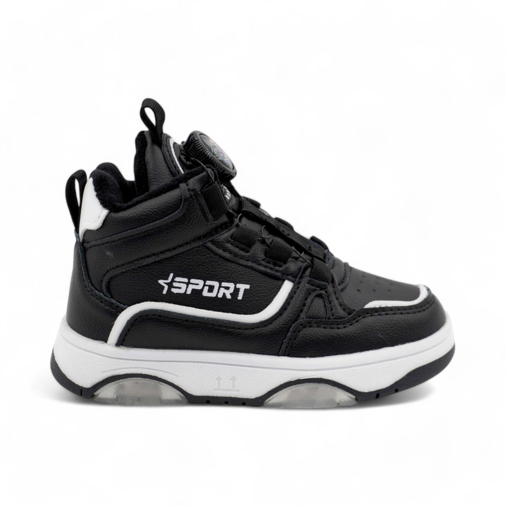 LED-Ботинки В7775-1 черные - BONCY фото 2