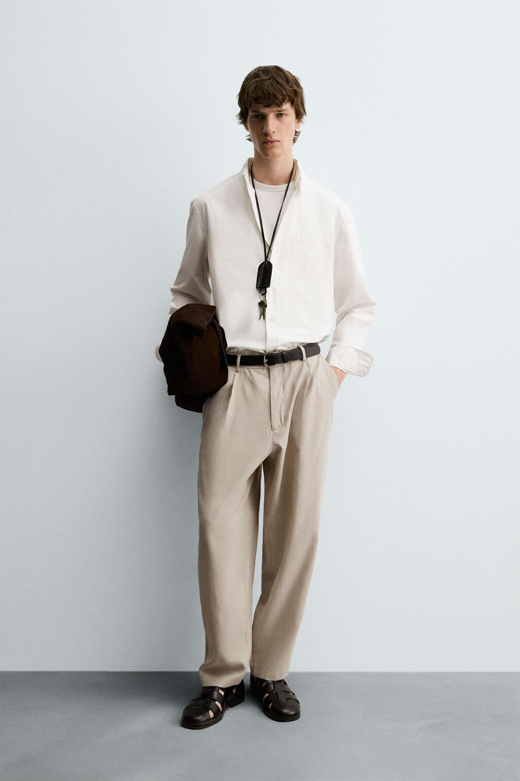 FLOWING PLEATED TROUSERS