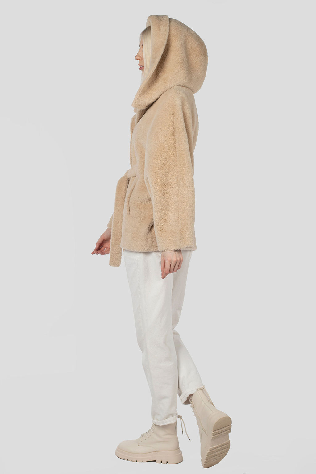 Пальто женское демисезонное (пояс) - El podio фото 7