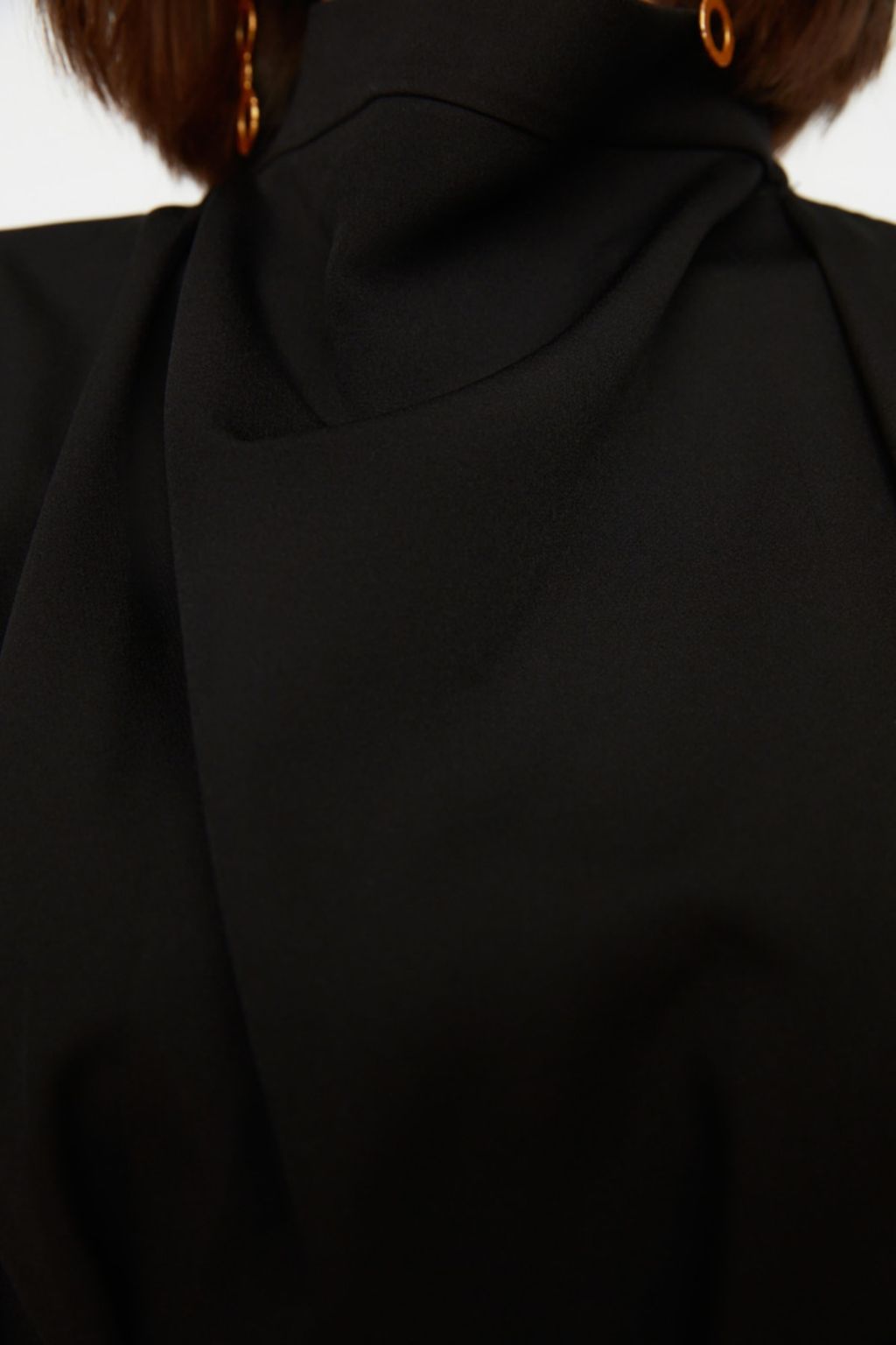 TRENDYOLMILLA Bordo Vucuda Oturan Dik Yaka Midi Kalem Etek Dokuma Elbise TWOAW20EL0311  фото 46