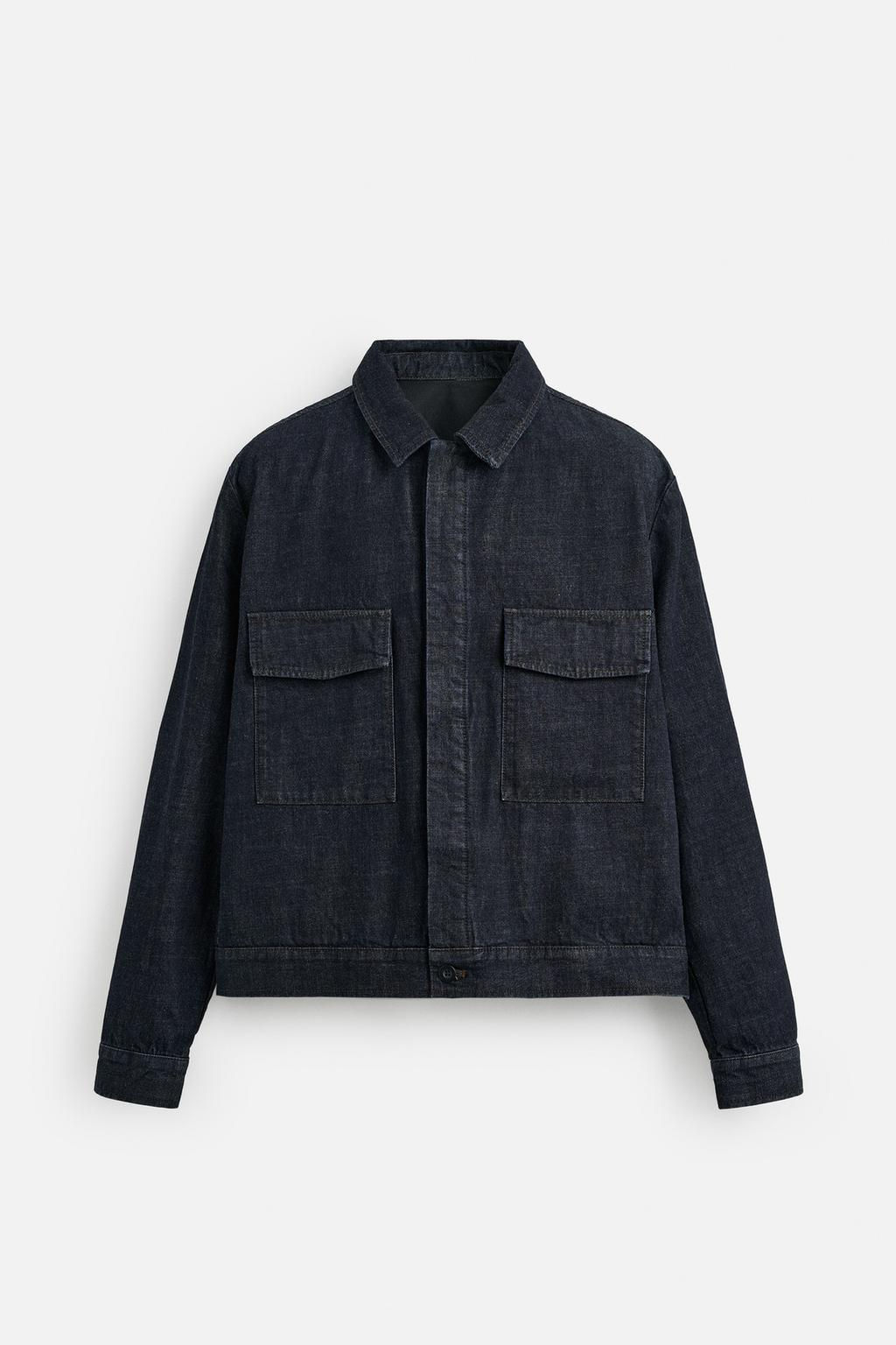 SELVEDGE DENIM OVERSHIRT - Zara фото 9