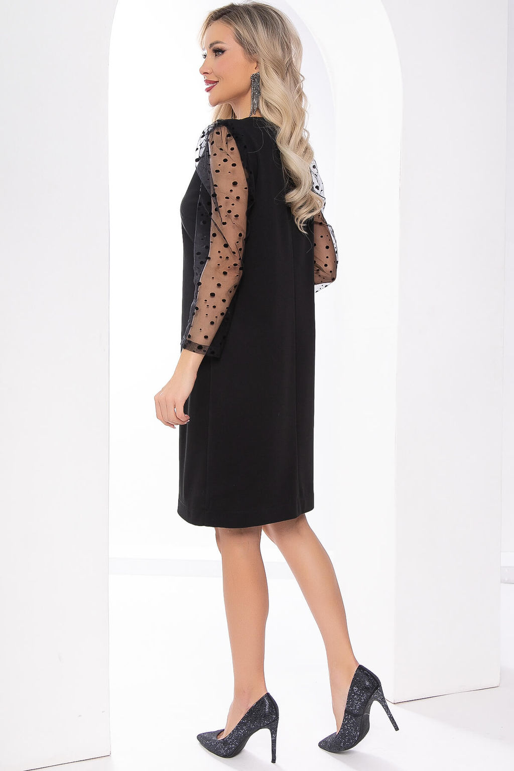 Платье Тамила (блэк) НЬЮ П8102 - Lt collection фото 2