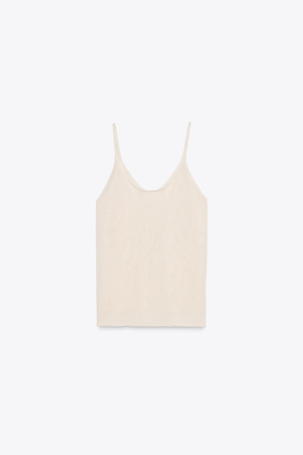 KNITTED STRAPPY TOP - Zara фото 21