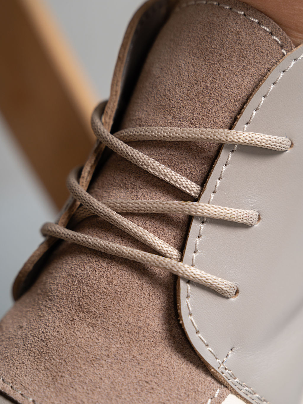 Ботинки 305.927be.Бежевый латте капучино замша/мех