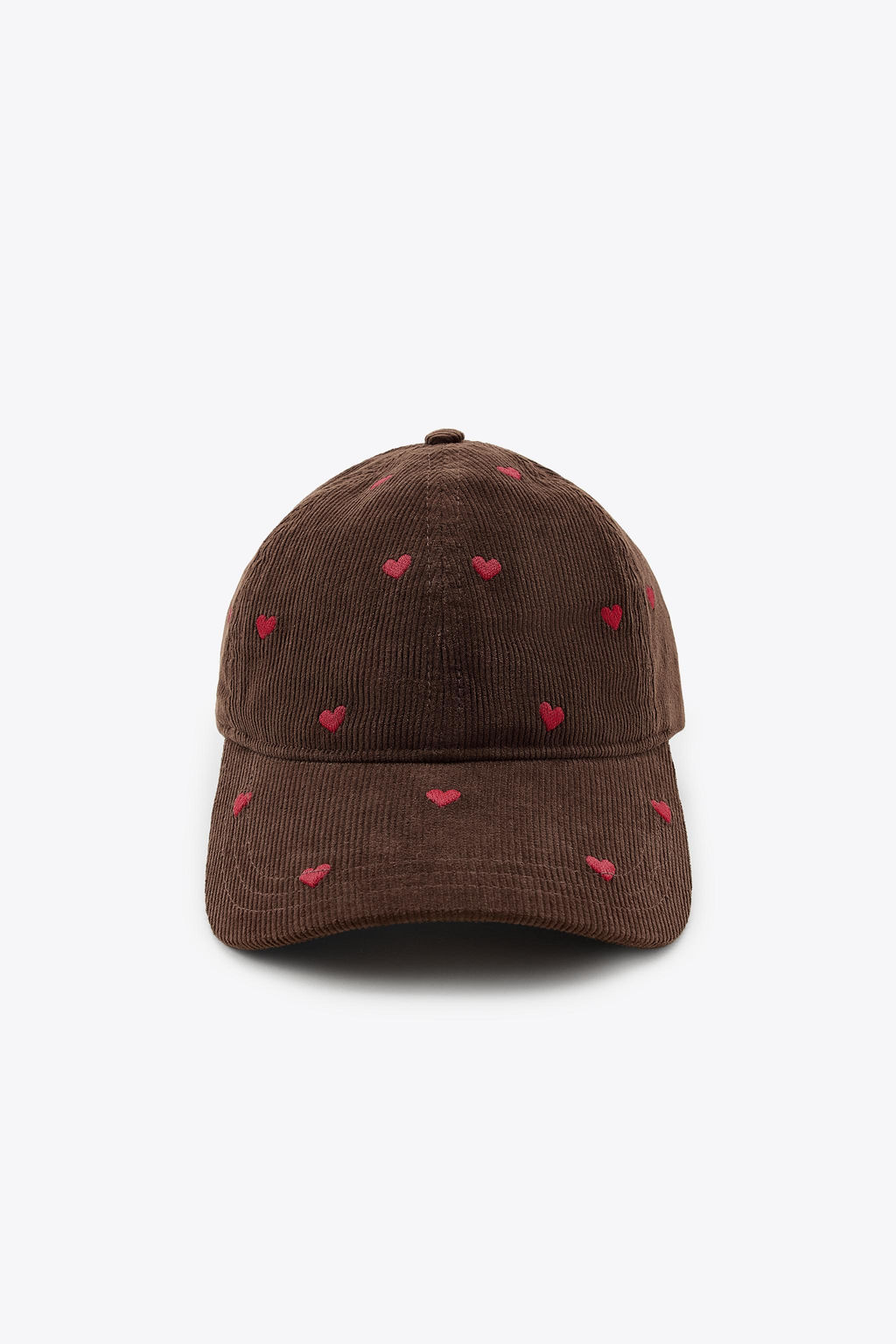 CORDUROY CAP WITH HEART EMBROIDERY - Zara фото 4