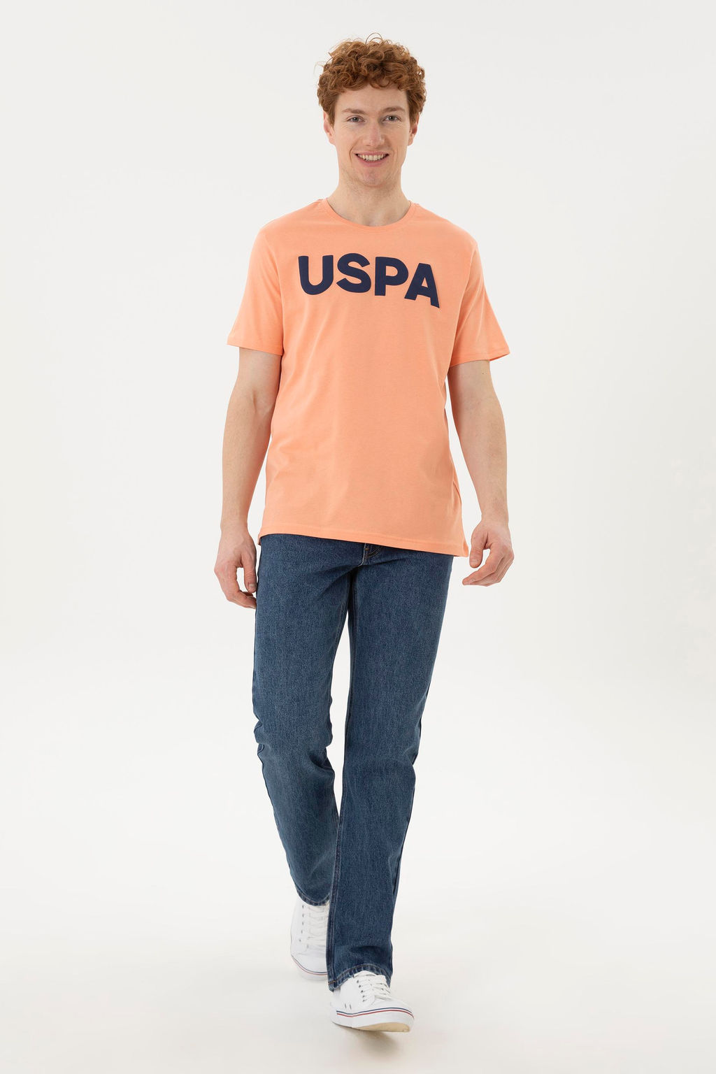 Мужская базовая футболка Salmon - U.s. polo assn фото 4